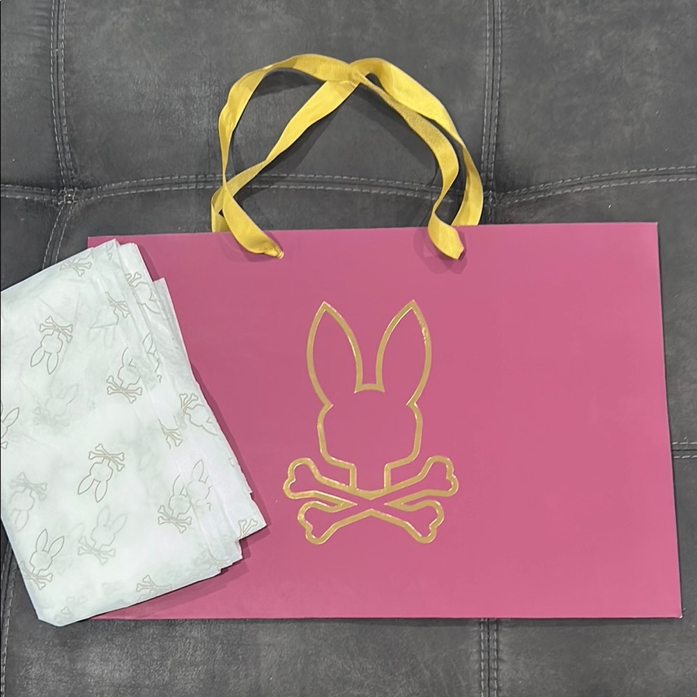 PSYCHO BUNNY Gift Bag & tissue